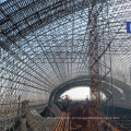 Estrutura espacial pré -fabricada Estrutura de aço de telhado armazenamento de carvão galpão para venda